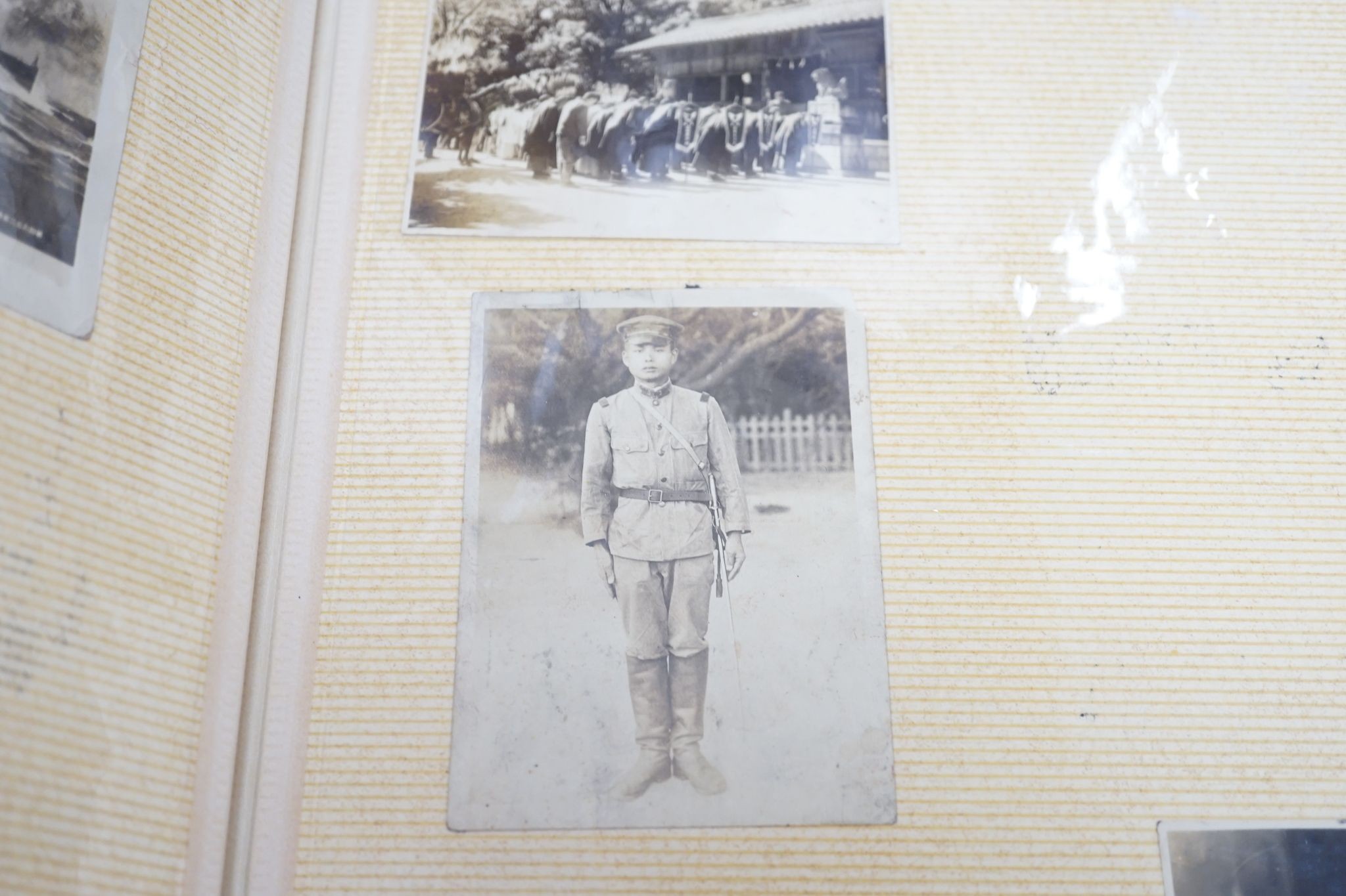 A good quality WWII Japanese military photograph album